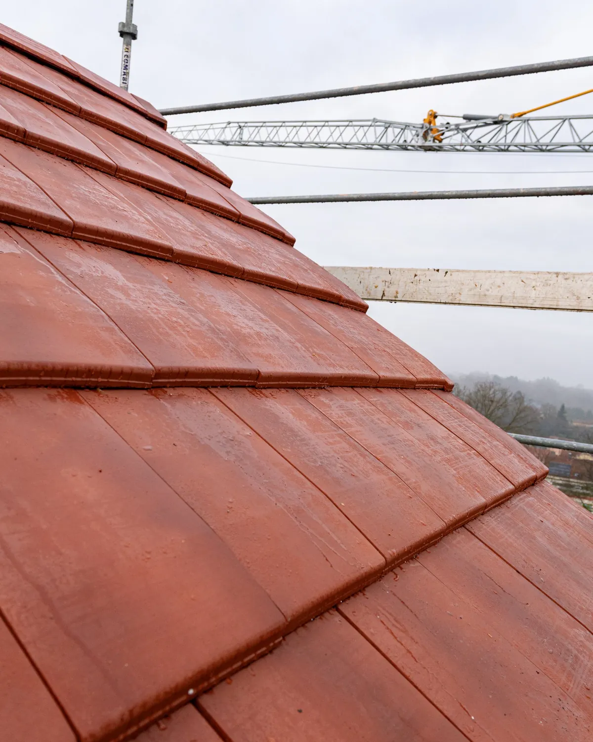 Toiture neuve en tuiles après rénovation - MS Couverture Montbéliard